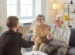 Seniors discussing the cost of memory care